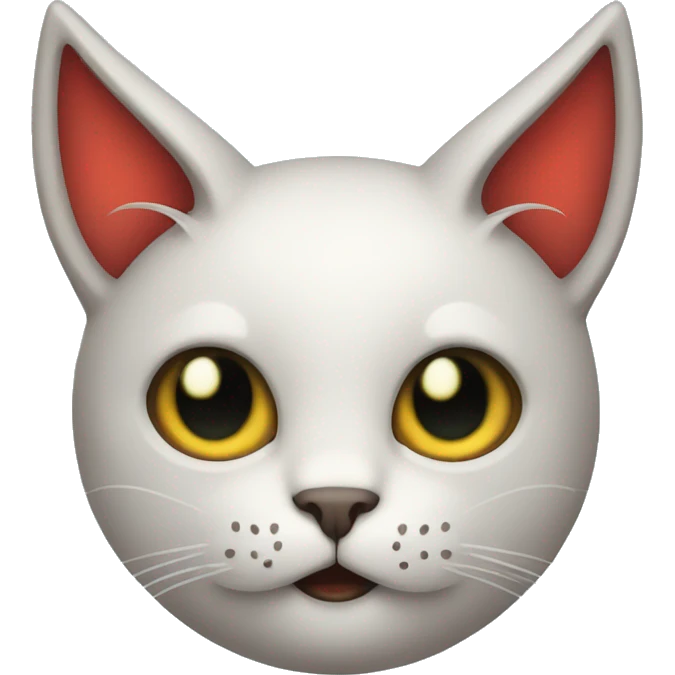 Cat with devil horns emoji