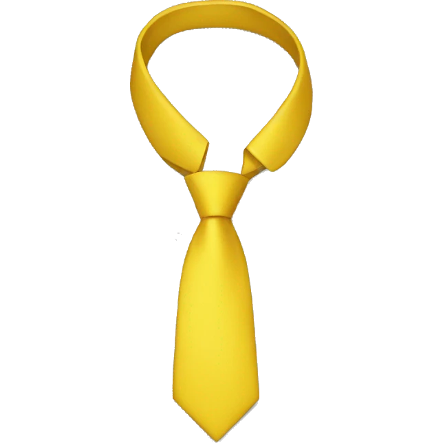 YELLOW TIE  emoji