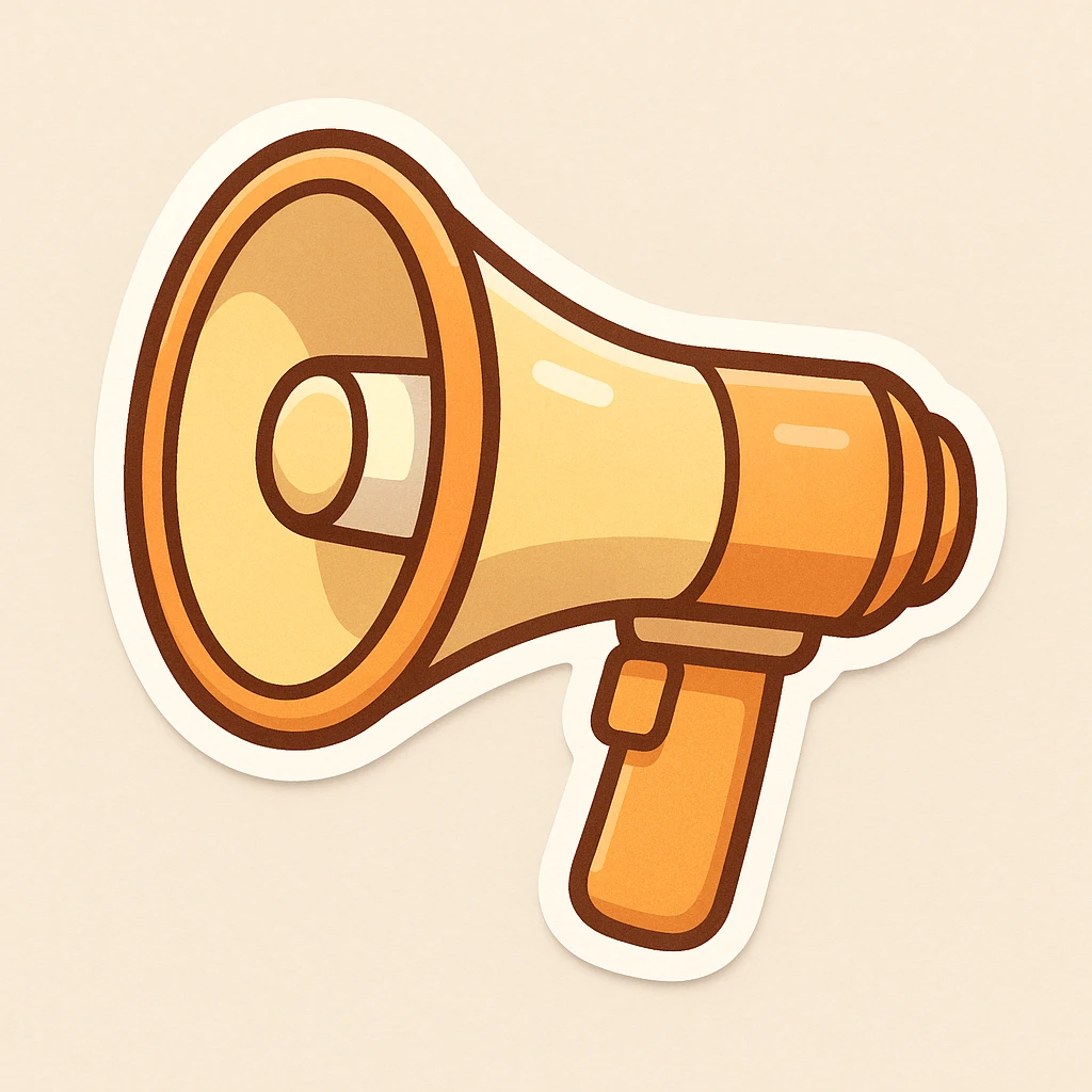 megaphone emoji