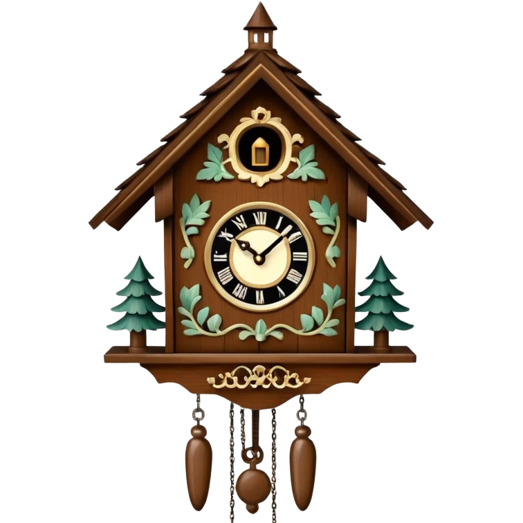 cuckoo clock  emoji