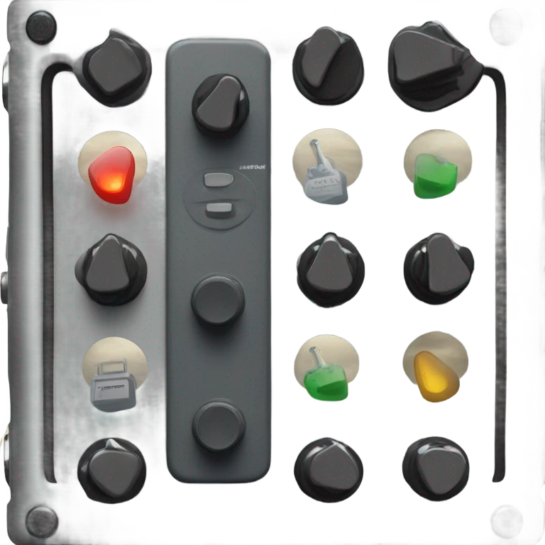 Bass player pedals emoji
