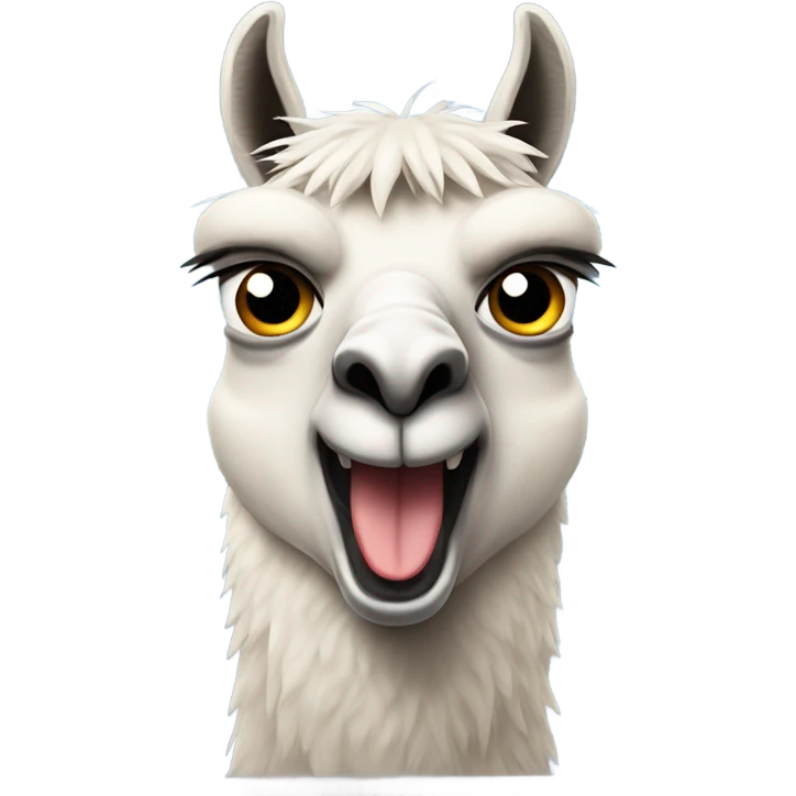 angry lama emoji