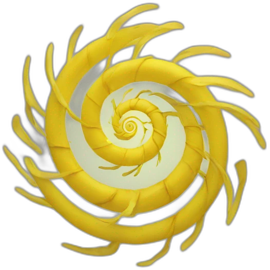 espiral amarilla emoji