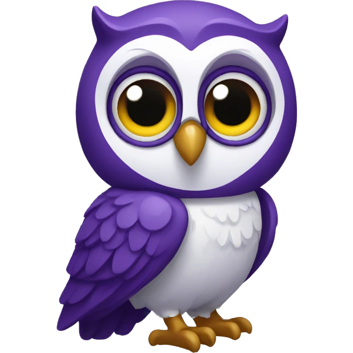 purple owl emoji