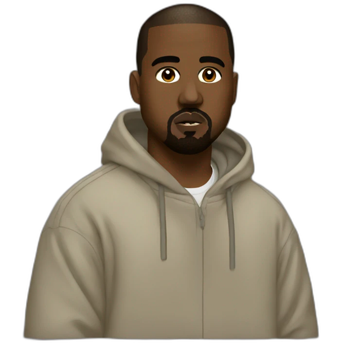 Kanye west in yeezy  emoji