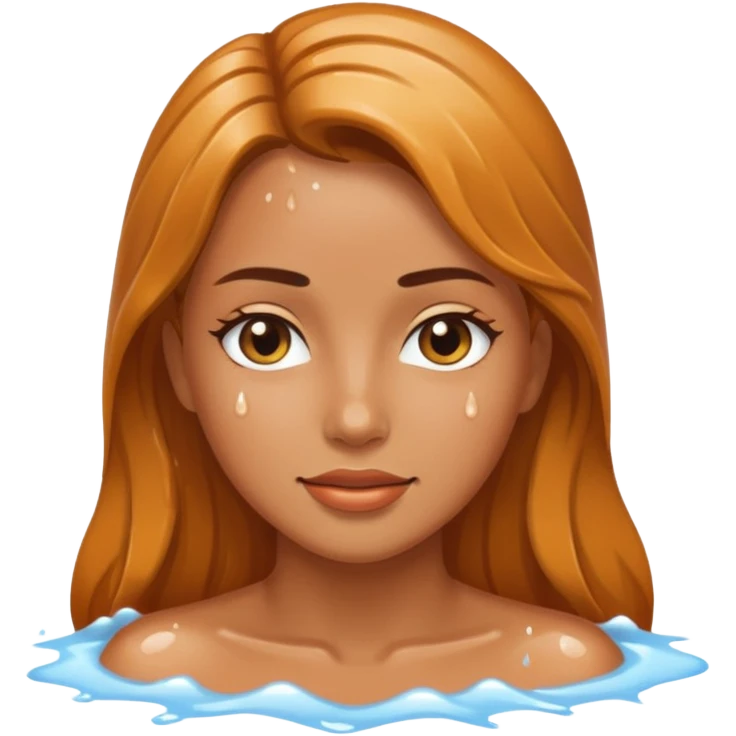 A womed vagina with sticky white cum coming out of it emoji