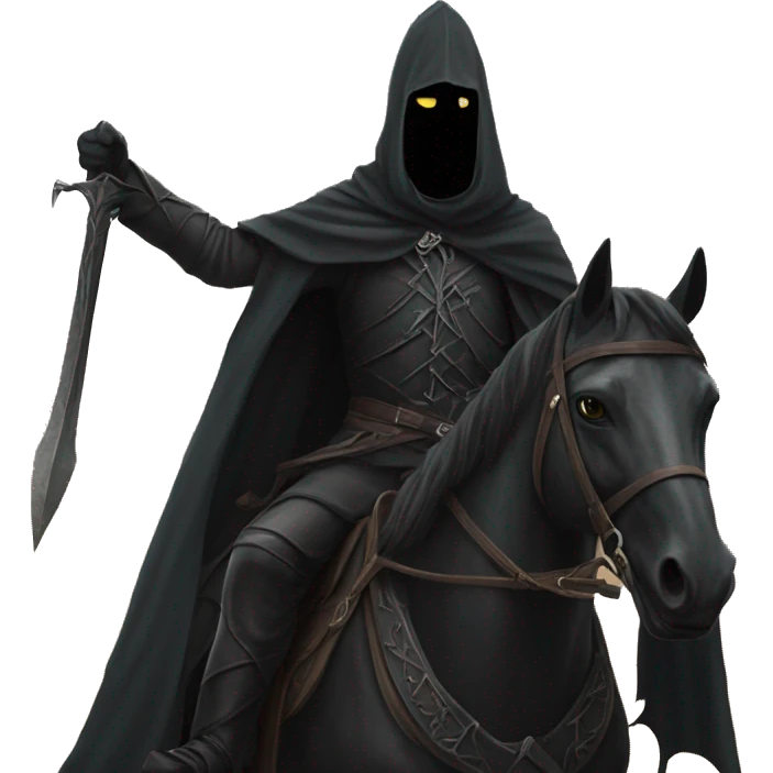 Nazgul montado en caballo emoji