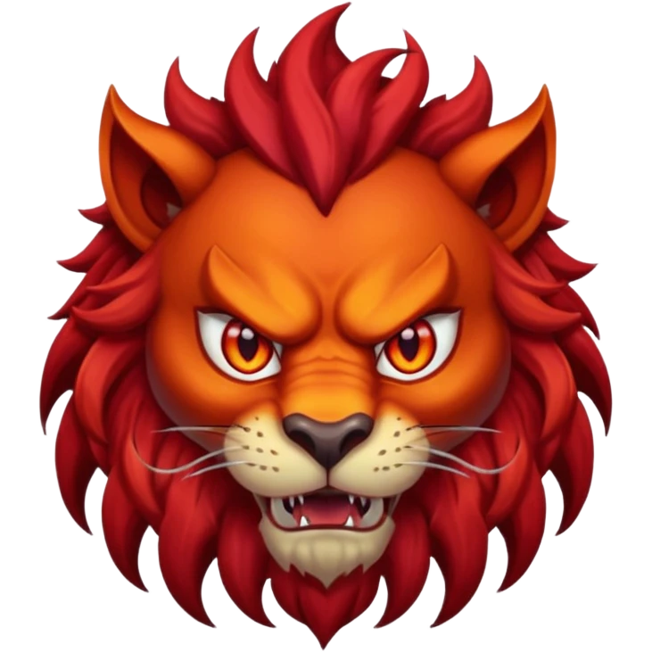 devil lion emoji
