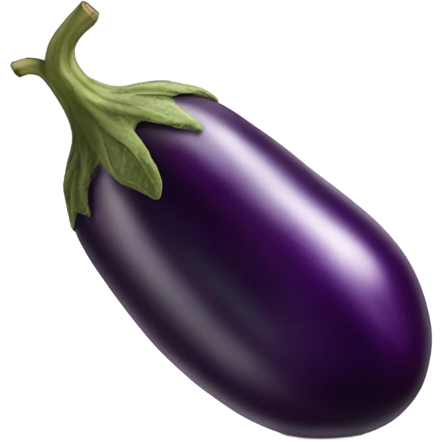 Veiny eggplant emoji