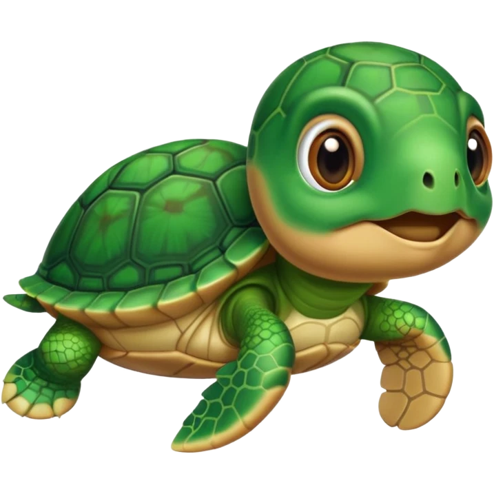 baby turtle with pacifier emoji
