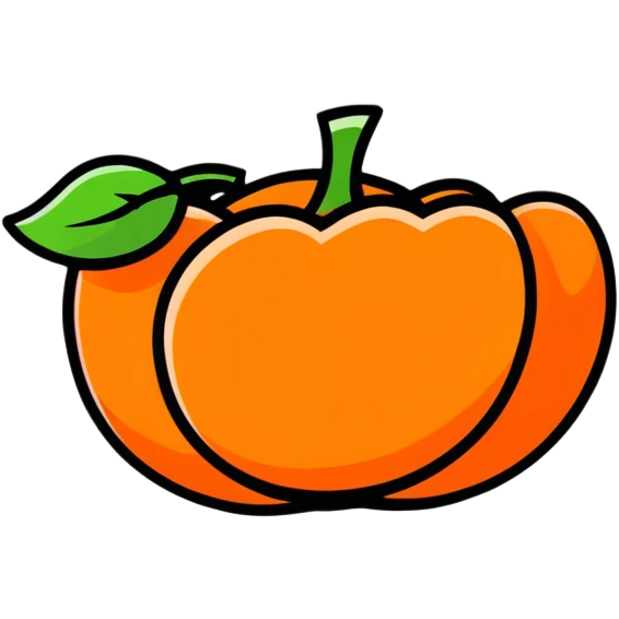 tangerine emoji