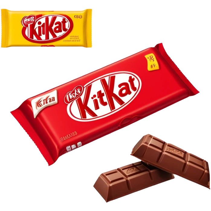 kitkat choclate bar emoji