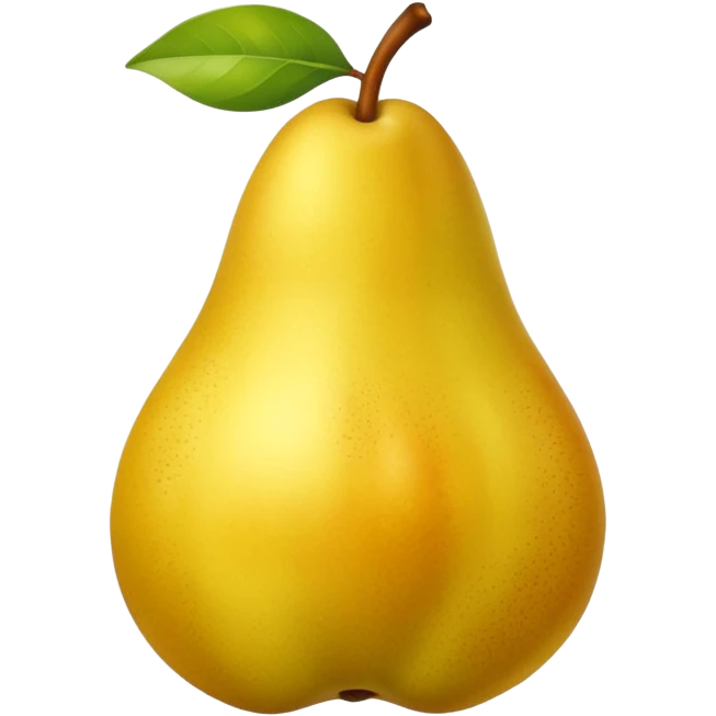 yellow pear emoji