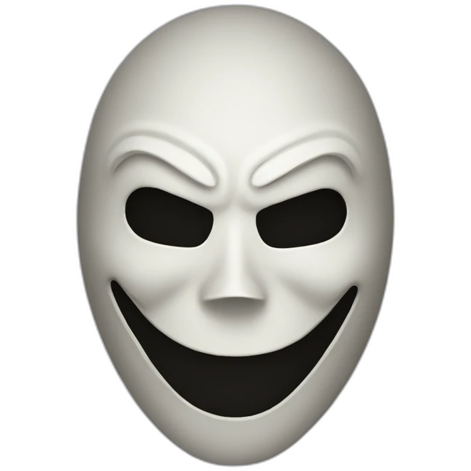 Mask in movie Scream emoji