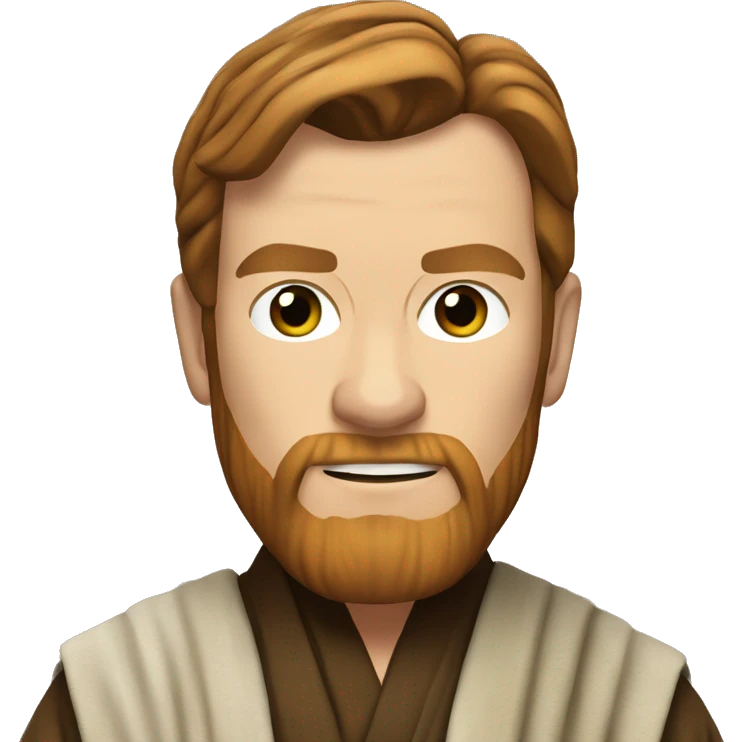 Ewan McGregor as Obi Wan Kenobi emoji