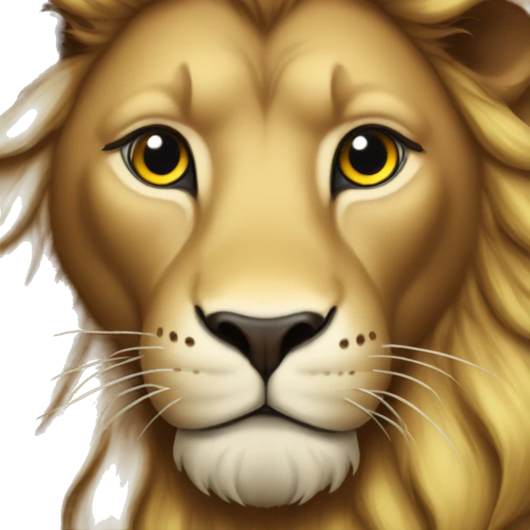 Lion with heart  emoji