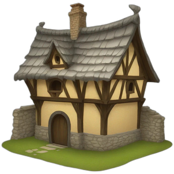 Medieval house emoji