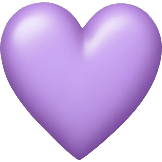 lilac heart emoji