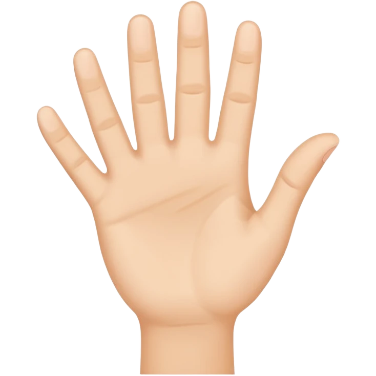 hand waving emoji