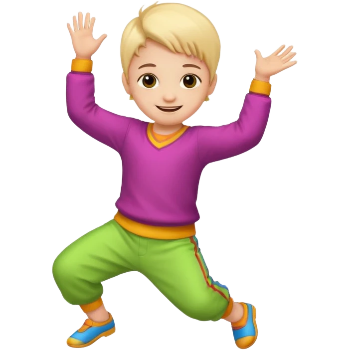 dance smal kid emoji