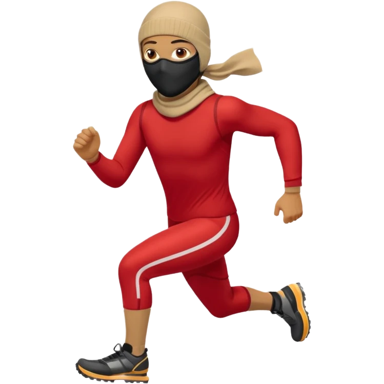 Robber running emoji