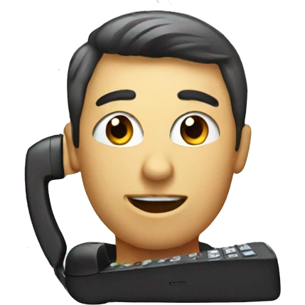 looking phone emoji