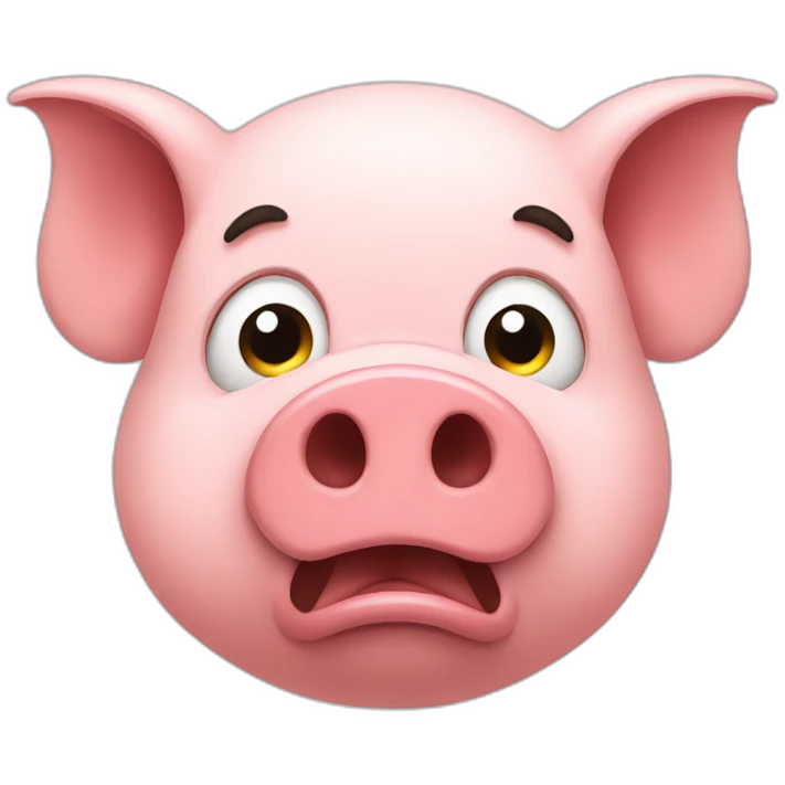  Pig angry emoji