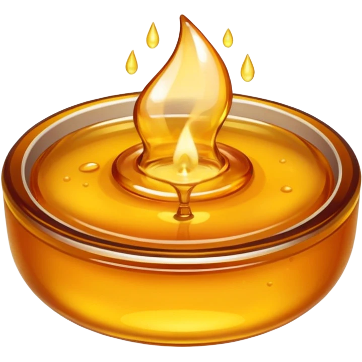 Heated wax oil emoji