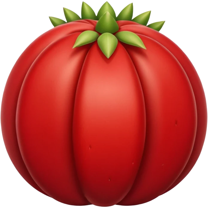 Stenocereus genus fruit without spikes, red and round emoji