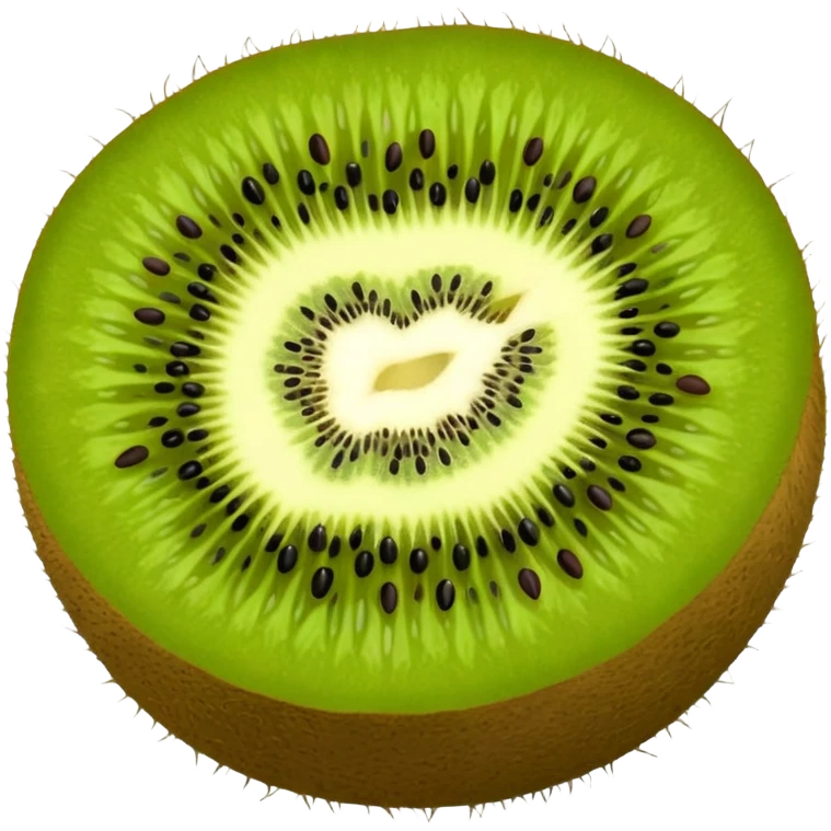 Kiwi fruit cut in half emoji