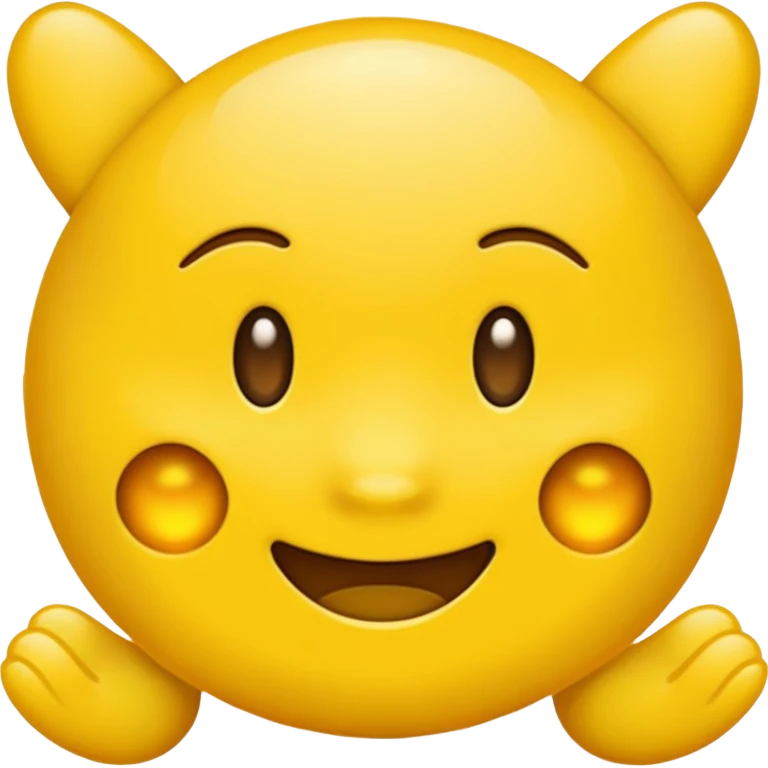 I want to make a emoji only N in glowing a simple design yellow without background emoji