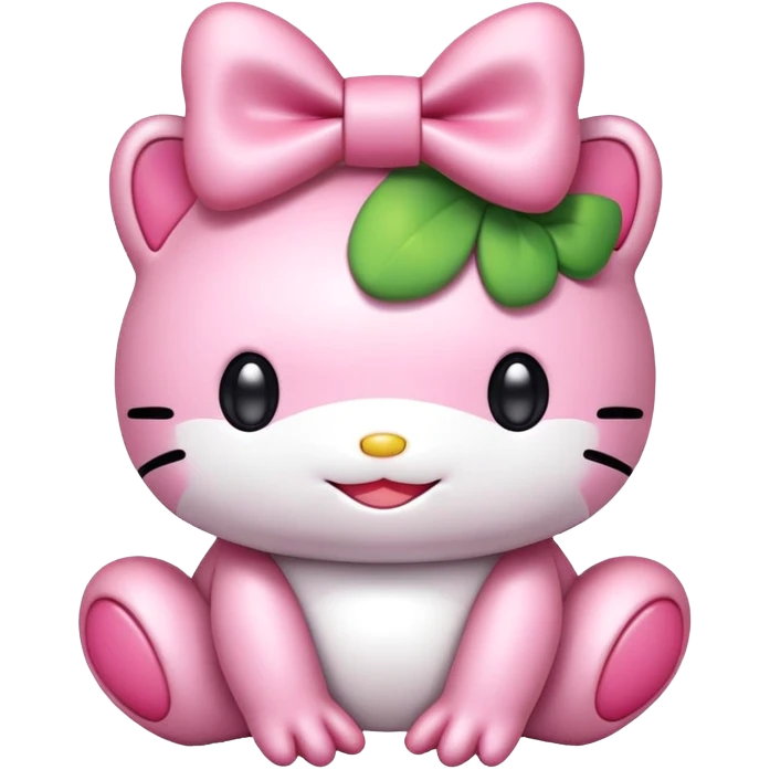 Hello kitty frog emoji