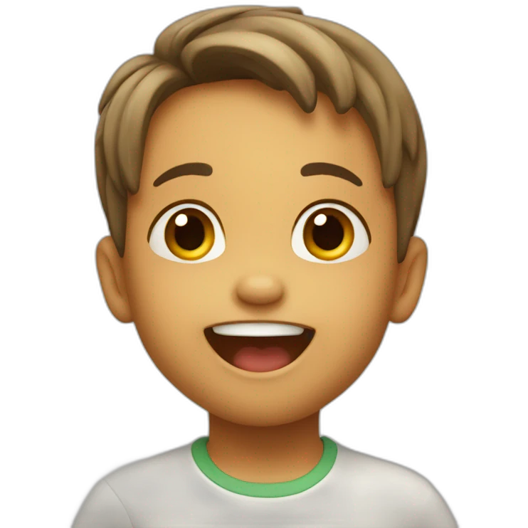 exited toddler emoji