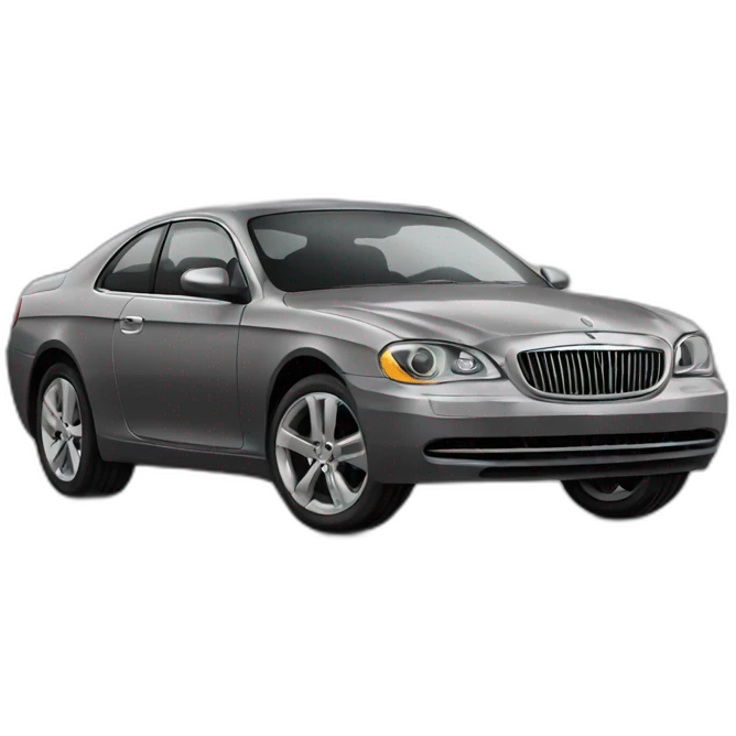 Weeping luxury car emoji
