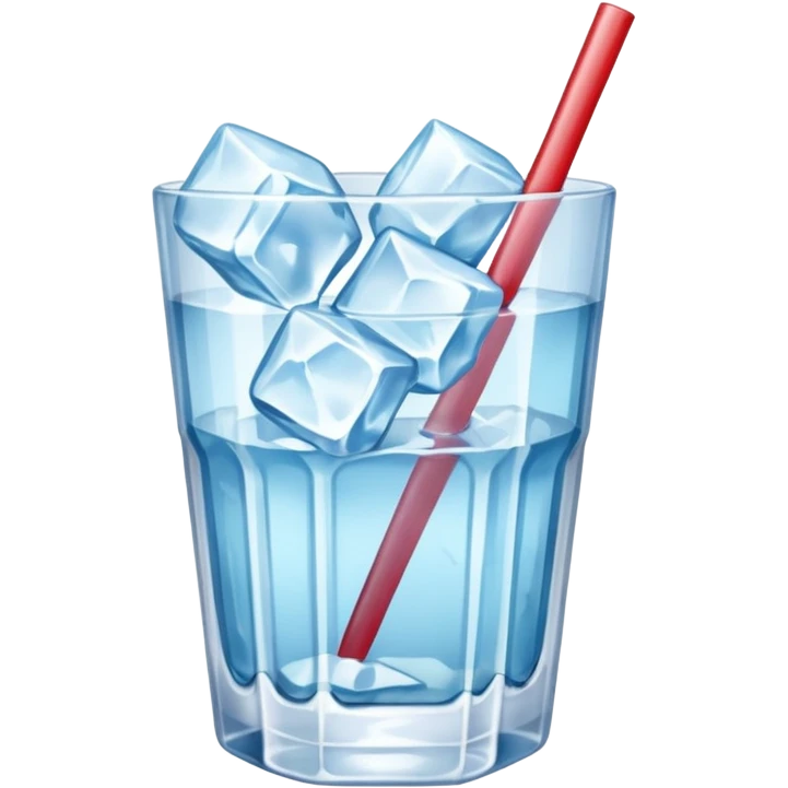 Crushed ice for cocktail but not in a glass emoji