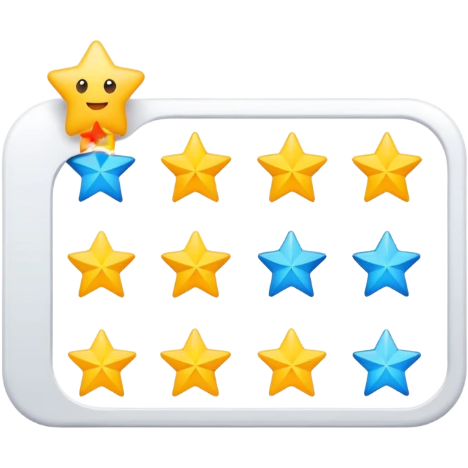 Ratings and reviews emoji