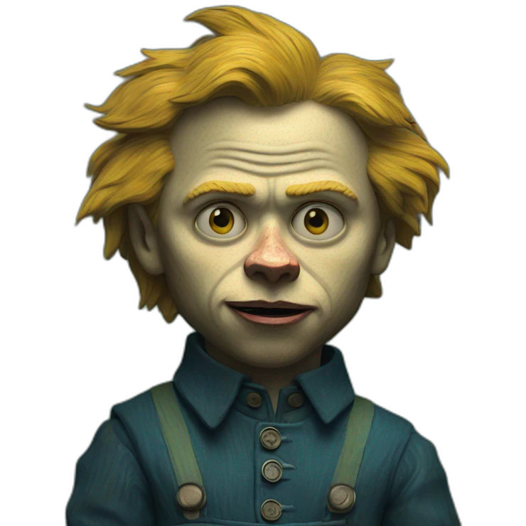 Van Gogh as chucky emoji