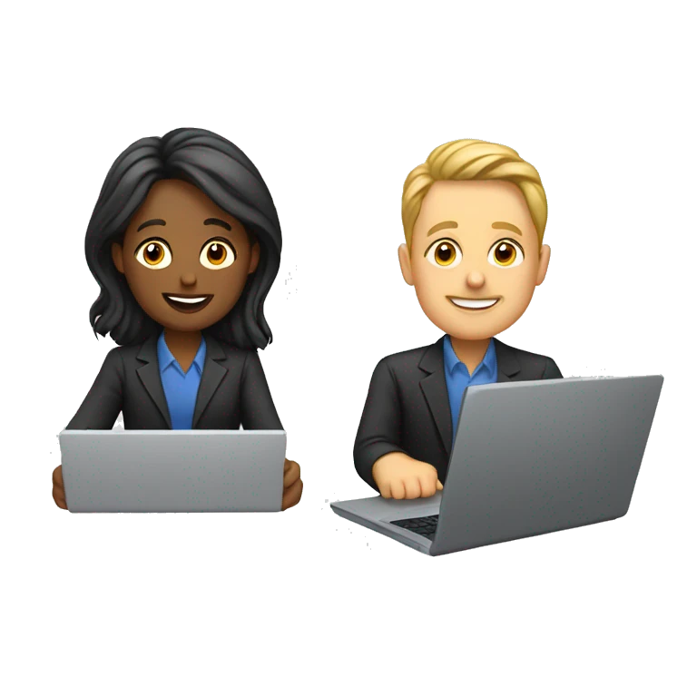 teacher and laptop emoji