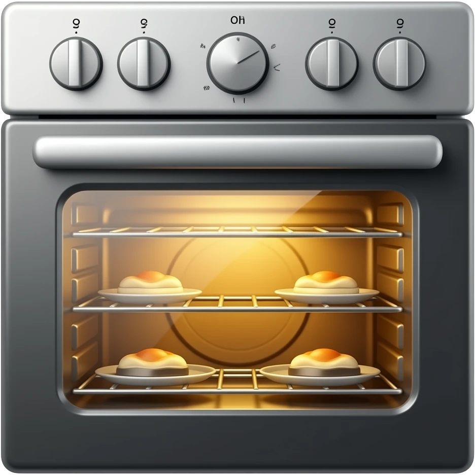 An oven in an extremely simplified drawing emoji