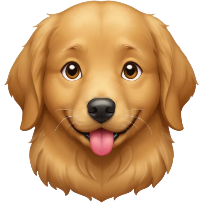 Dog giving kisses emoji