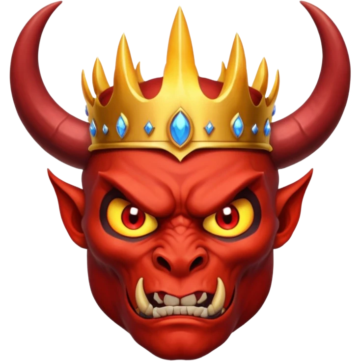 demon lord - huge horns, crown of fire











 emoji