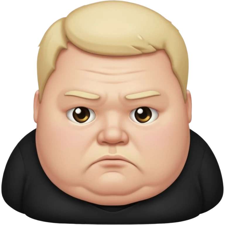 Fat sad guy emoji