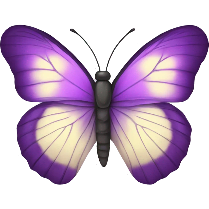 Purple butterfly emoji