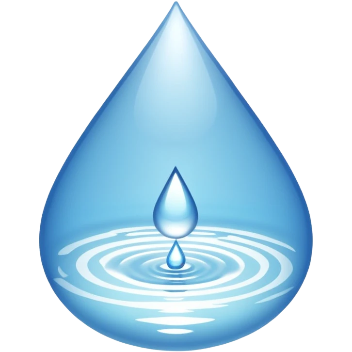 large tear drop emoji