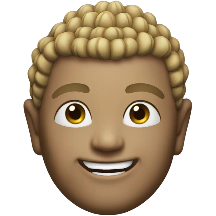 make a buddha emoji smiling hard emoji