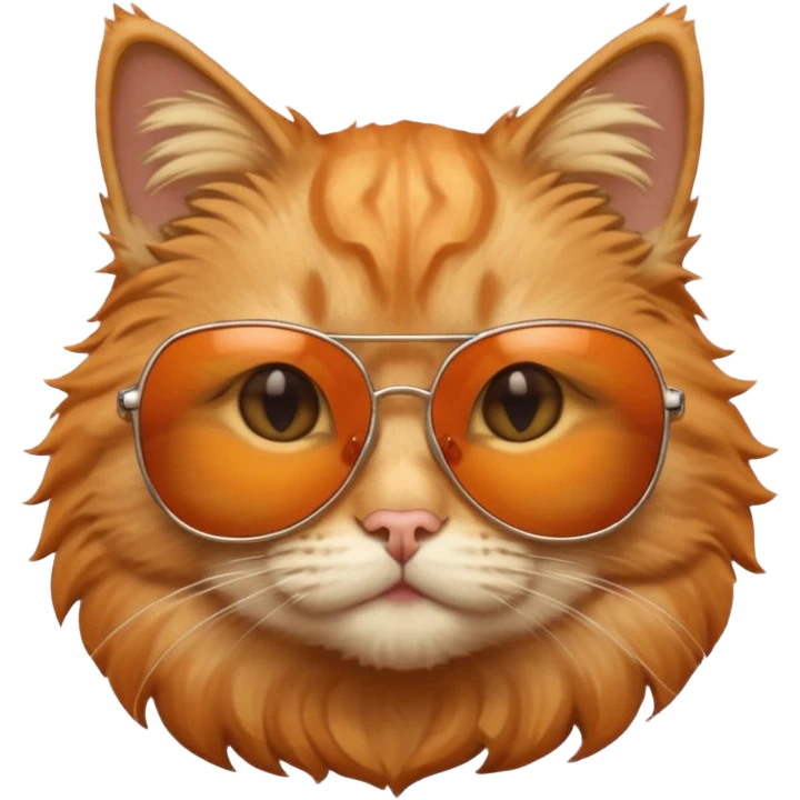 Cat wearing sunglasses emoji