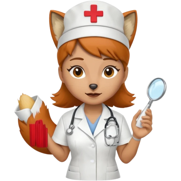 fox  nurse emoji