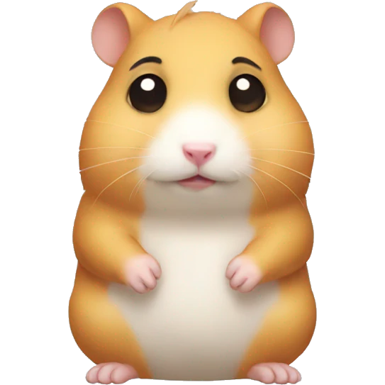sad hamster emoji