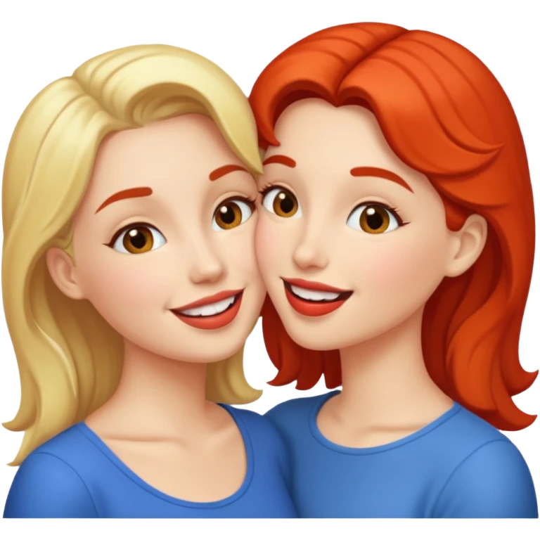 Women kissing emoji