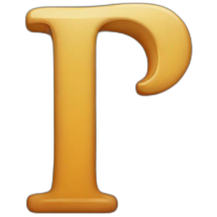 letter P emoji